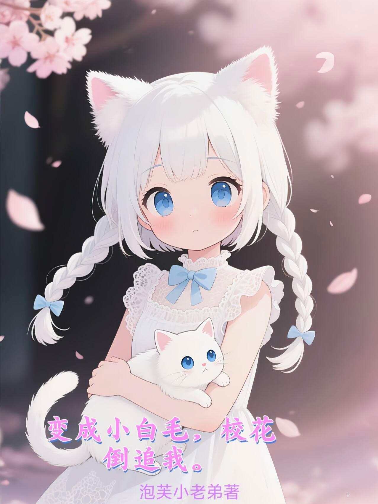变成白毛妹纸被校花训成乖顺猫咪txt