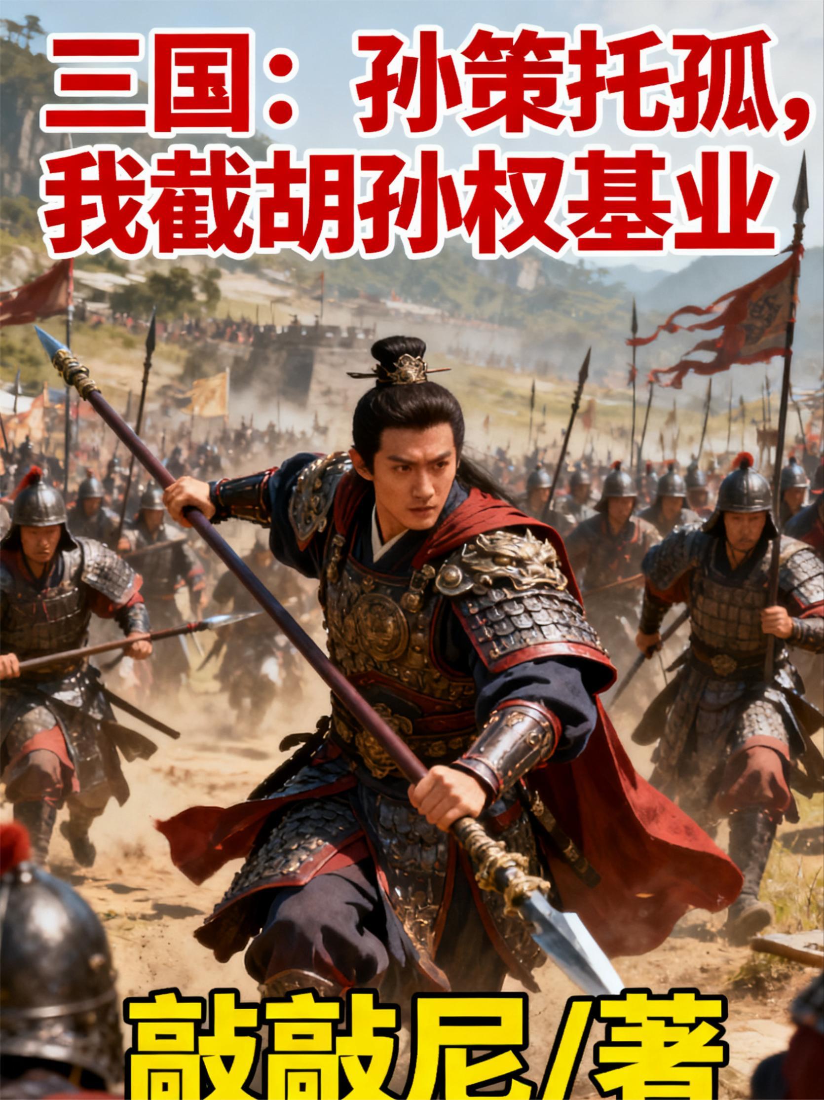 孙策死前嘱托孙权
